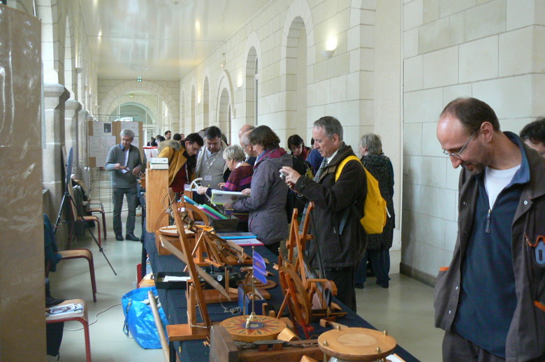 Affluence devant le stand