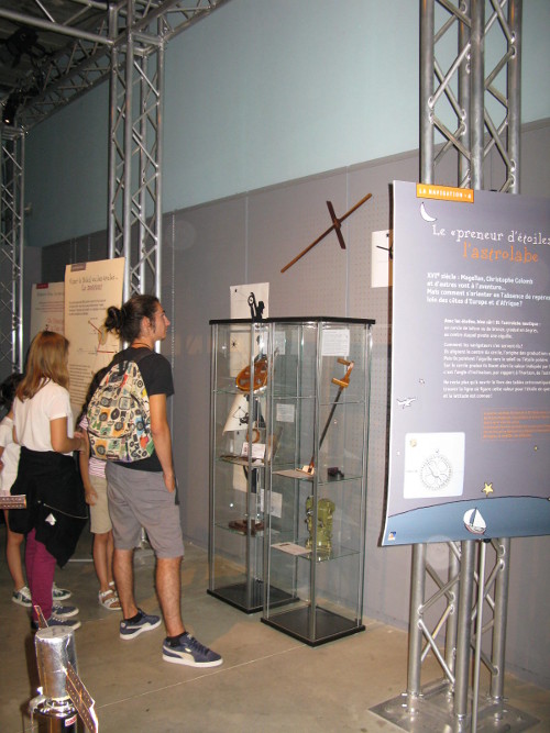 vitrine de l'association