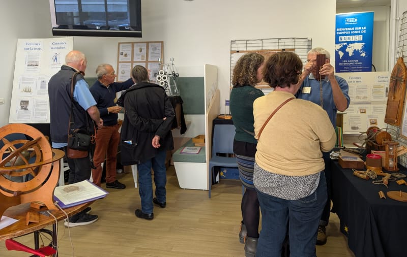 Sur la terrasse de l'observatoire